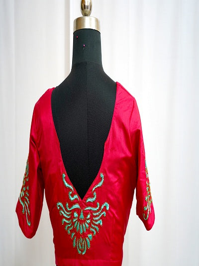 SATIN /VELVETTE STITCH Hand embroidered Work - Customised Order