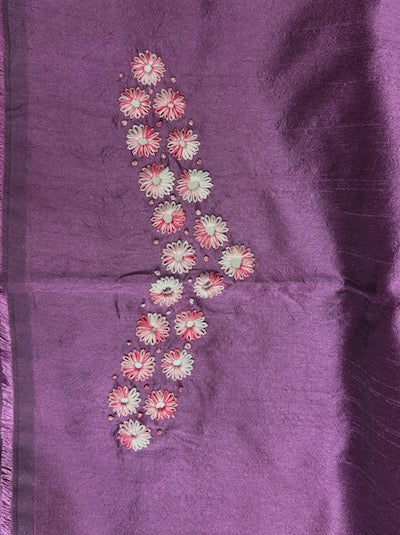 Lazy Daisy Mirror Top- Purple