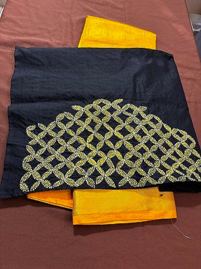 Kantha Hand embroidered Work Blouse UNSTITCHED