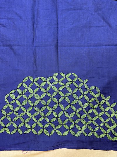 Kantha Hand embroidered Work Blouse UNSTITCHED