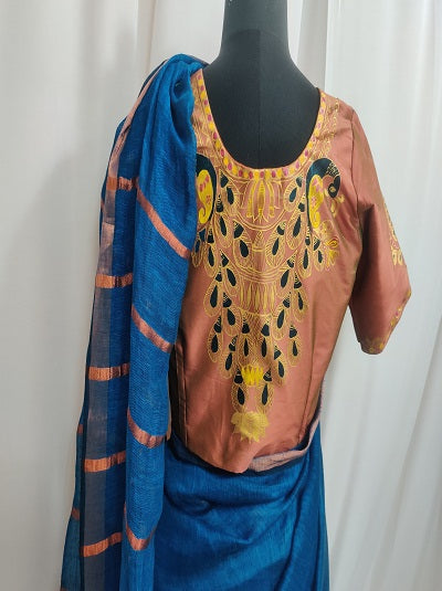 Madhubani painted Blouse- Pre -orders only
