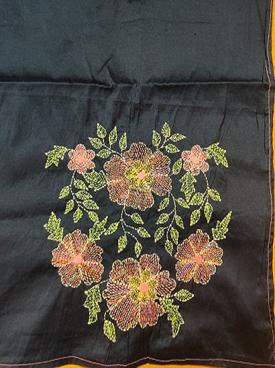 Kantha Hand embroidered Work Blouse UNSTITCHED