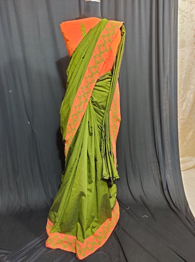 Kutch Work Hand embroidery Saree- Customised order- Pre-orders Taken