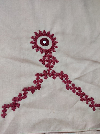 Kutch work Tops - Biege