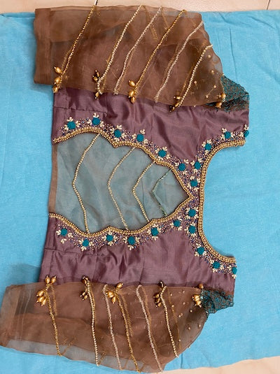 Aari Embroidered Bridal Blouse- Customised order- Pre-orders Taken