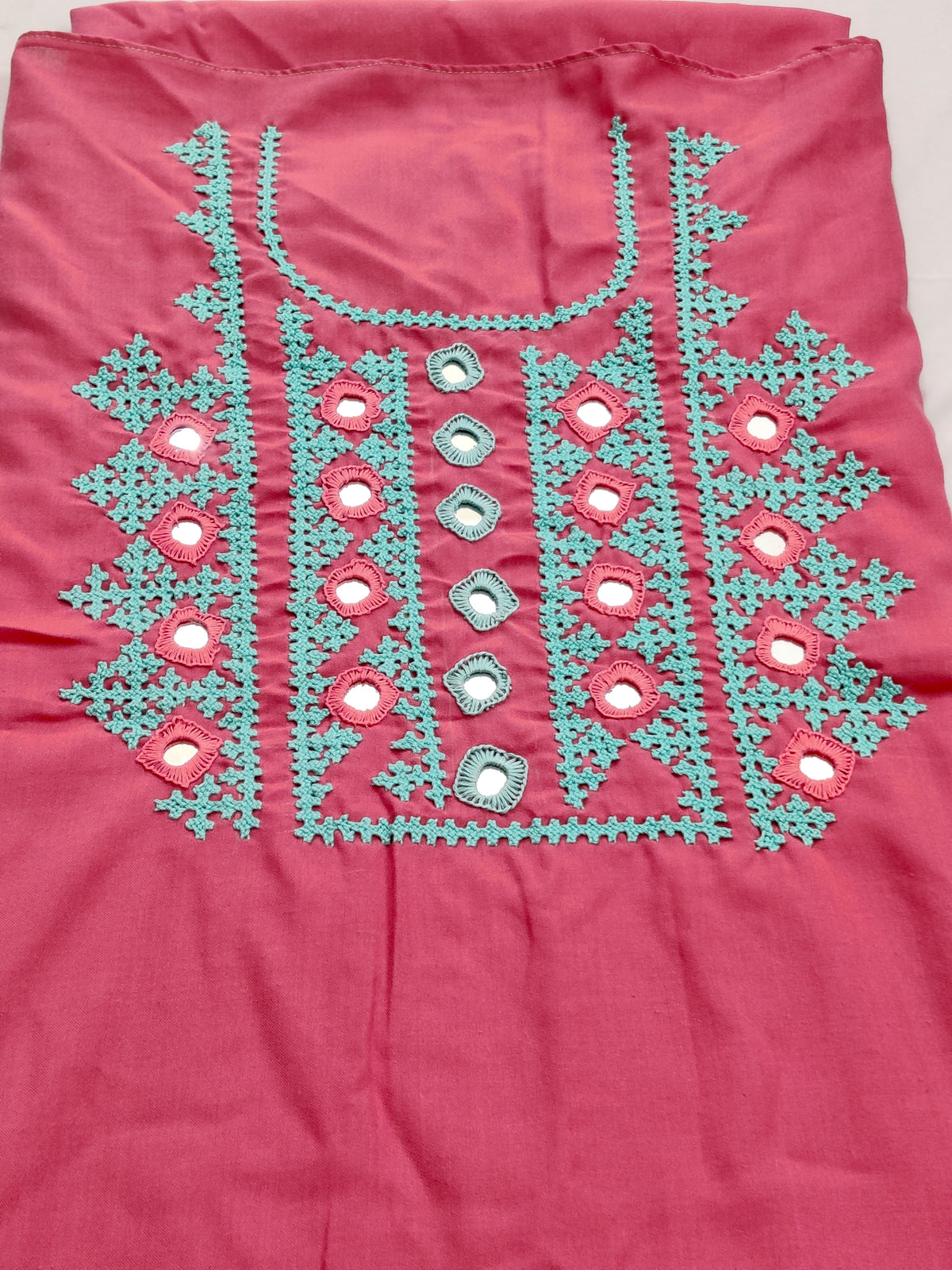 Kutch work Tops LIGHT PINK- AI Generated image attached for reference