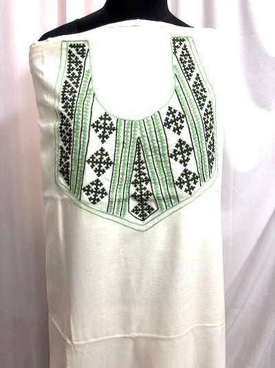 Kutch work Tops White