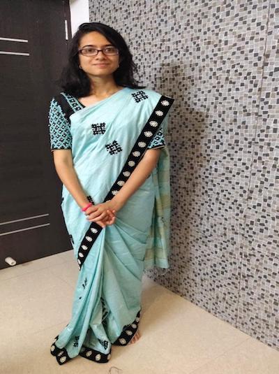 Kutch Work Hand embroidery Saree- Customised order- Pre-orders Taken