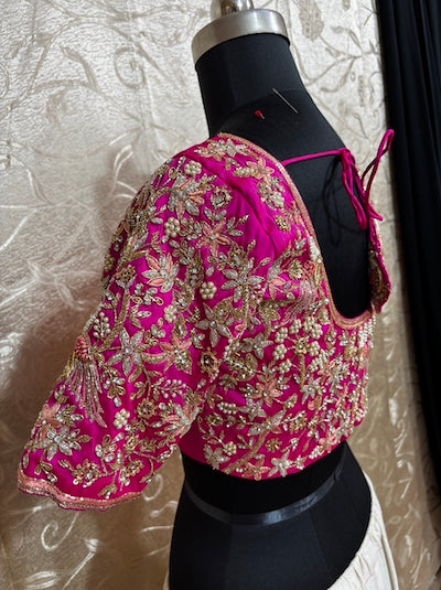 Aari Embroidered Bridal Blouse- Customised order- Pre-orders Taken
