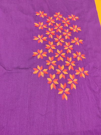 Phulkari Tops- Magenta