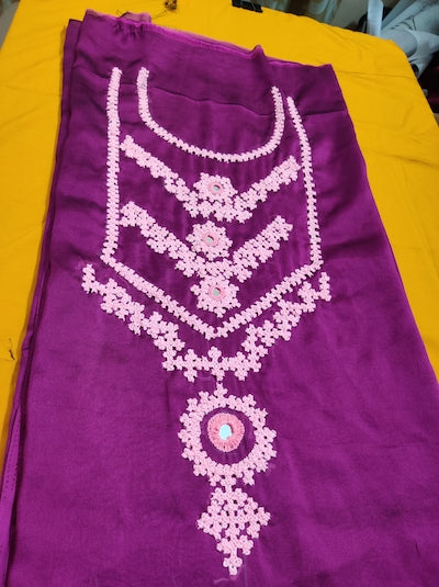 Kutch work Tops - Magenta