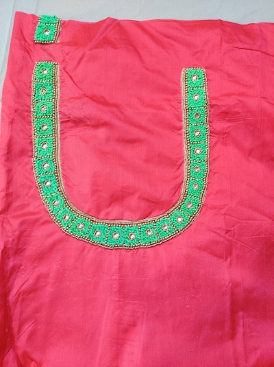French Knot Embroidered Blouse