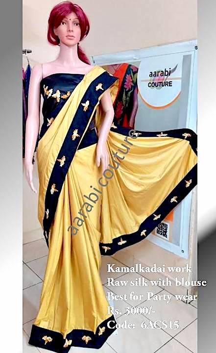 Kamal kadai work  Saree  DISPLAY PURPOSE; CAN BE CUSTOMIZED UPON REQUEST
