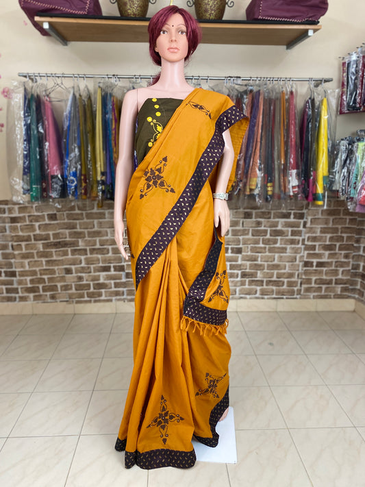 Kamal kadai work  Saree  DISPLAY PURPOSE; CAN BE CUSTOMIZED UPON REQUEST