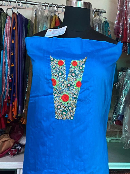 Bullion rose embroidery  with bead work Tops