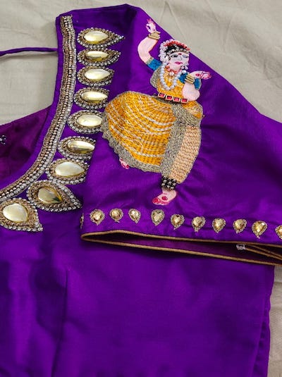 Aari Embroidered Bridal Blouse- Customised order- Pre-orders Taken-  AI image attached for reference