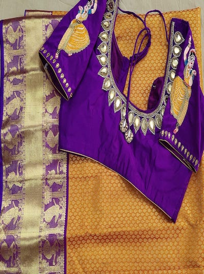 Aari Embroidered Bridal Blouse- Customised order- Pre-orders Taken-  AI image attached for reference