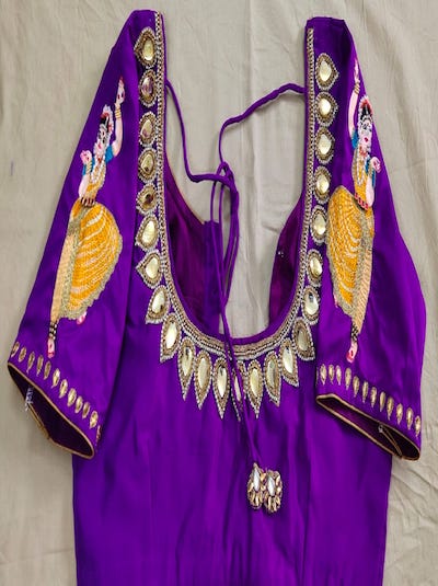 Aari Embroidered Bridal Blouse- Customised order- Pre-orders Taken-  AI image attached for reference