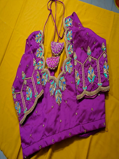 Aari Embroidered Bridal Blouse- Customised order- Pre-orders Taken- AI image attached for reference