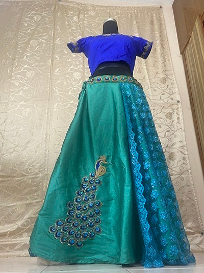 Aari work Lehenga