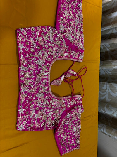 Aari Embroidered Bridal Blouse- Customised order- Pre-orders Taken