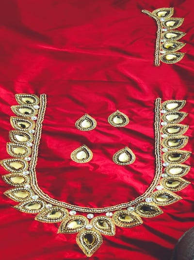 Aari Embroidered Bridal Blouse- Customised order- Pre-orders Taken