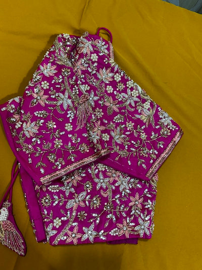 Aari Embroidered Bridal Blouse- Customised order- Pre-orders Taken
