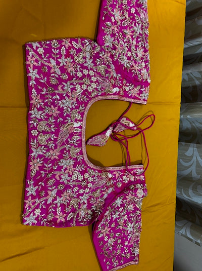 Aari Embroidered Bridal Blouse- Customised order- Pre-orders Taken