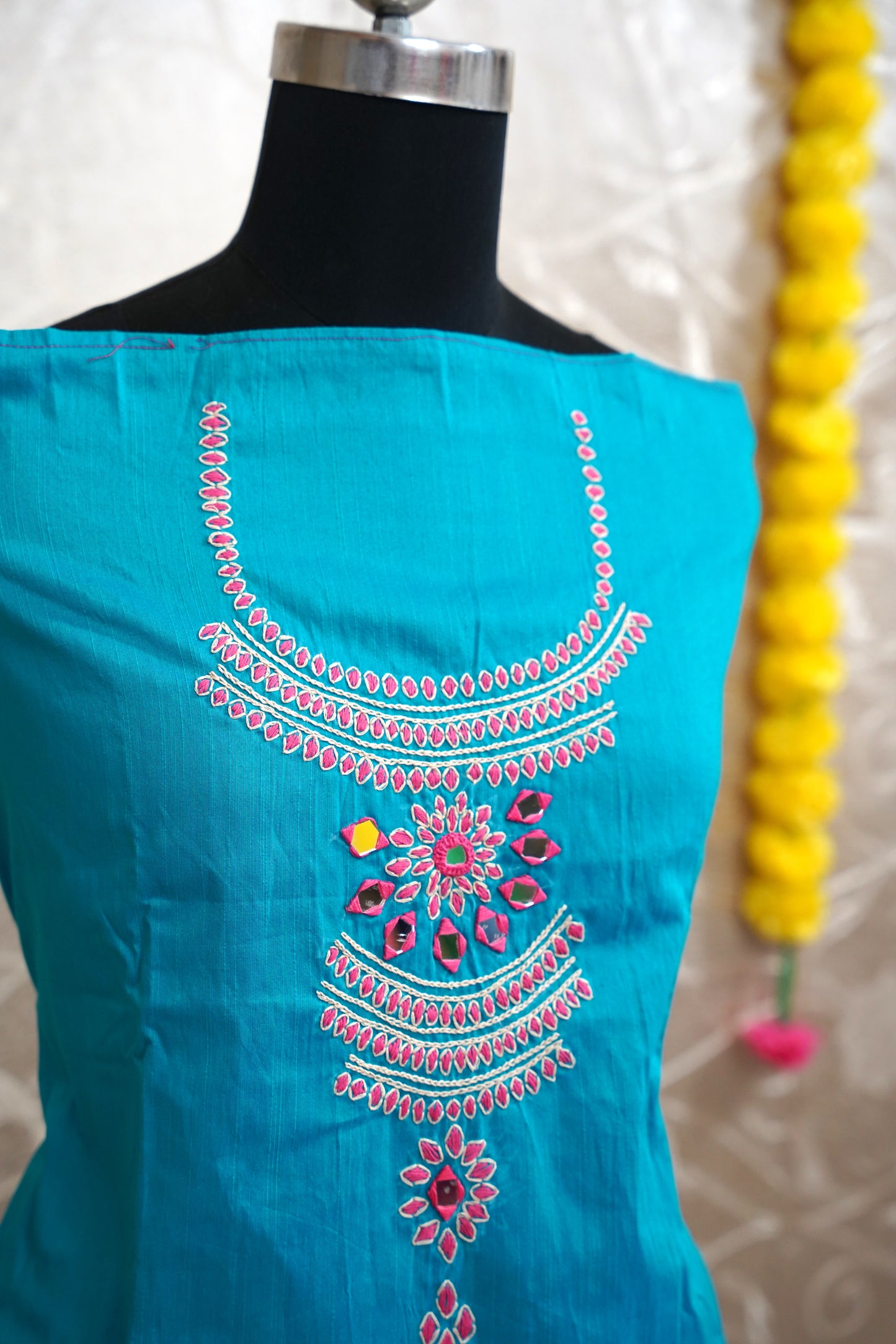 Kashmiri diamond work Tops