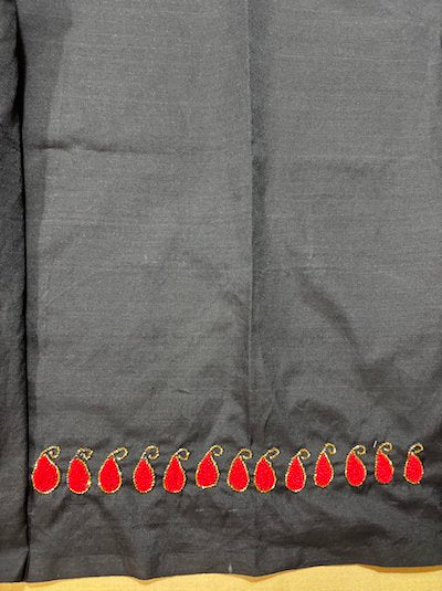 French Knot Embroidered Blouse