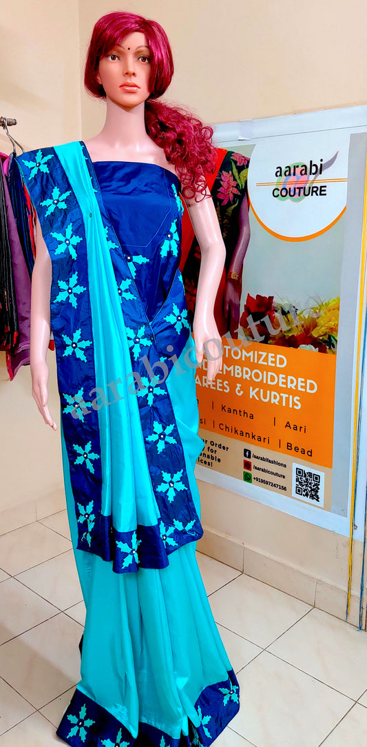 Kamal kadai work  Saree  DISPLAY PURPOSE; CAN BE CUSTOMIZED UPON REQUEST
