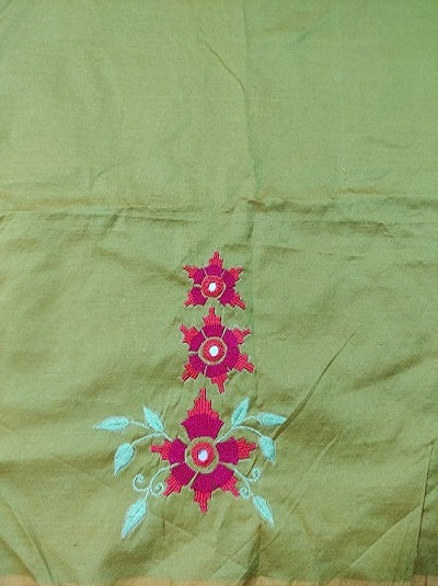 Kamal Kadai Hand embroidered Work Blouse  UNSTITCHED