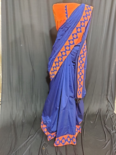 Kutch Work Hand embroidery Saree- Customised order- Pre-orders Taken - AI Generated image added for reference only