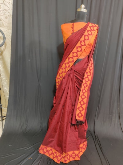 Kutch Work Hand embroidery Saree- Customised order- Pre-orders Taken - AI Generated image added for reference only
