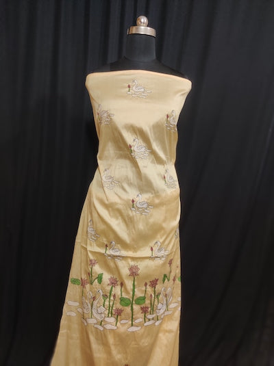 Kantha Work Tops - Cream