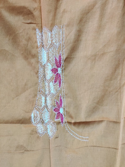 Kantha Hand embroidered Work Blouse  UNSTITCHED
