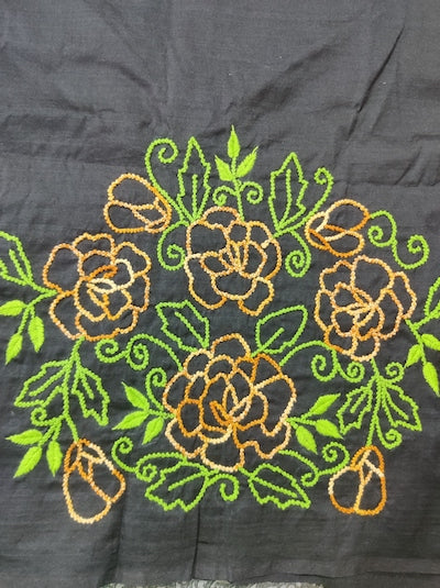 Knot Stitches Blouse Hand embroidered Work Blouse  UNSTITCHED