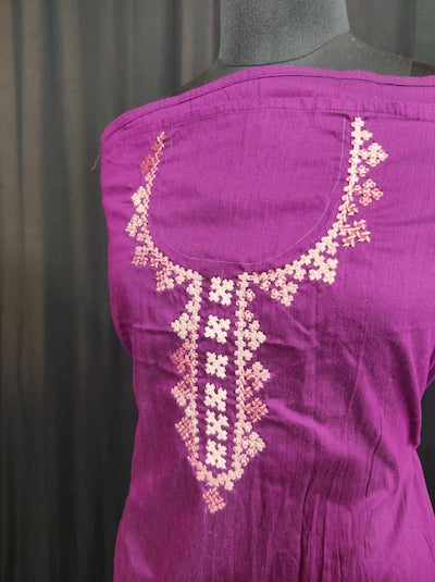 Kutch work Tops - Magenta