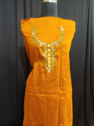 Kutch work Tops - Brown