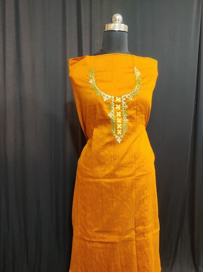 Kutch work Tops - Brown