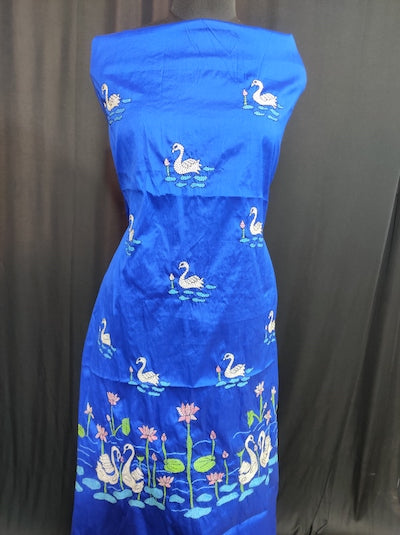 Kantha Work Tops - Blue- AI Generated image attached for reference only
