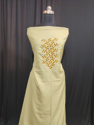 Phulkari Tops- Pista Green