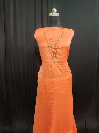 Kutch work Tops - Peach