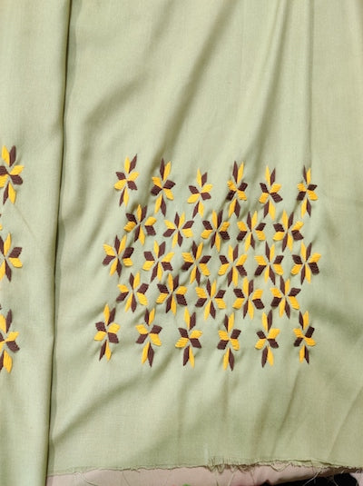 Phulkari Tops- Pista Green