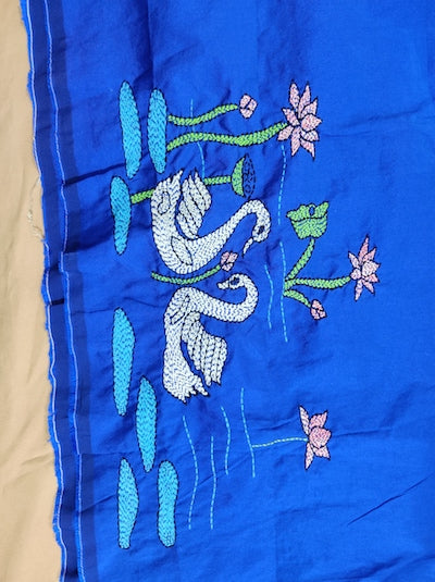 Kantha Work Tops - Blue- AI Generated image attached for reference only