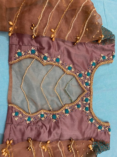 Aari Embroidered Bridal Blouse- Customised order- Pre-orders Taken