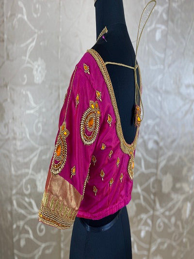 Aari Embroidered Bridal Blouse- Customised order- Pre-orders Taken