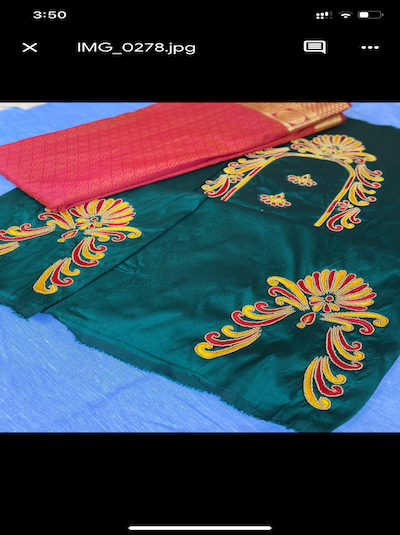 Aari Embroidered Bridal Blouse- Customised order- Pre-orders Taken