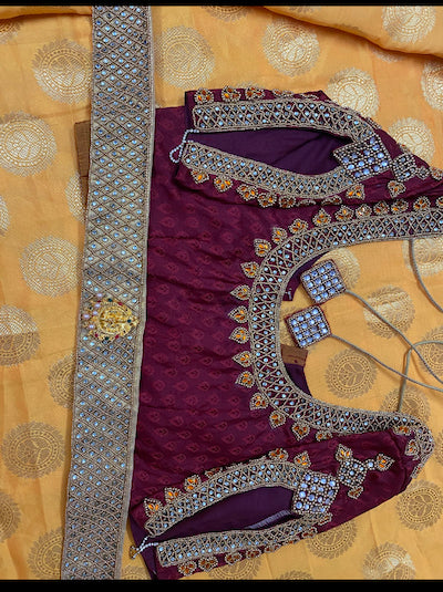 Aari Embroidered Bridal Blouse- Customised order- Pre-orders Taken