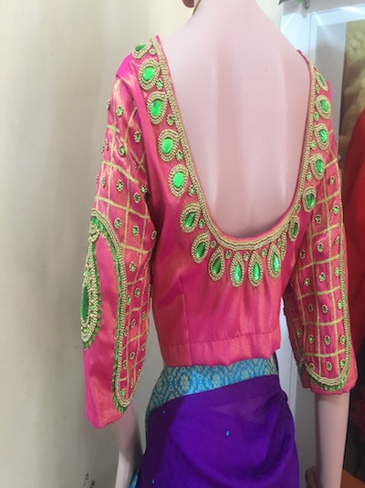 Aari Embroidered Bridal Blouse- Customised order- Pre-orders Taken